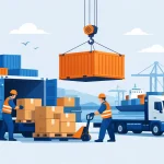 Service de déchargement de conteneurs fiable