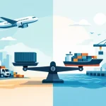 Fret aérien ou maritime : quel choix rentable ?